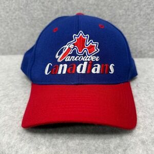 Vancouver Canadians‎ Baseball Cap Zephyr Authentic The Hat Blue Red Mens 7 1/4